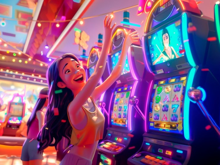 Pengguna meninjau level VIP lewat ponsel